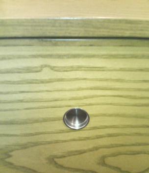 Sugatsune flush pull in cabinet sliding door