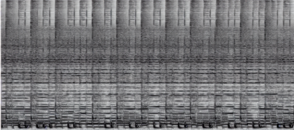 spectrogram image generated by fffiloni's version of Riffusion, from the prompt "hard rock electric guitar solo"