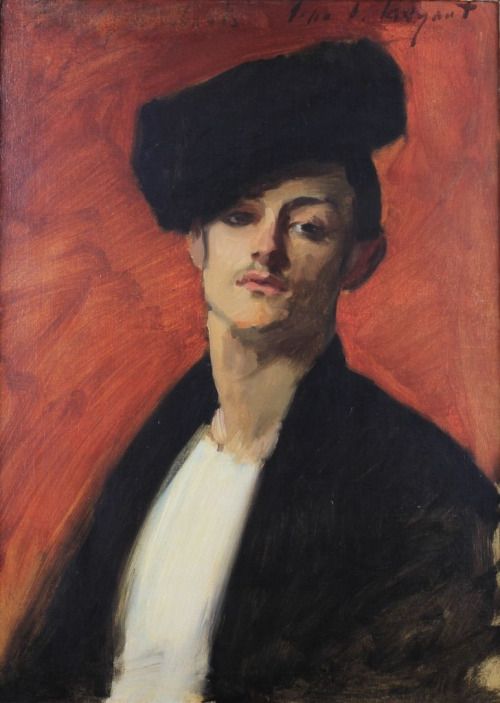 portrait of Albert de Belleroche by John Singer Sargent, 1882