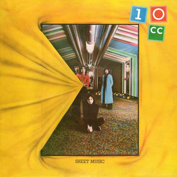 cover of the LP "Sheet Music" by 10cc, photograph by Hipgnosis.