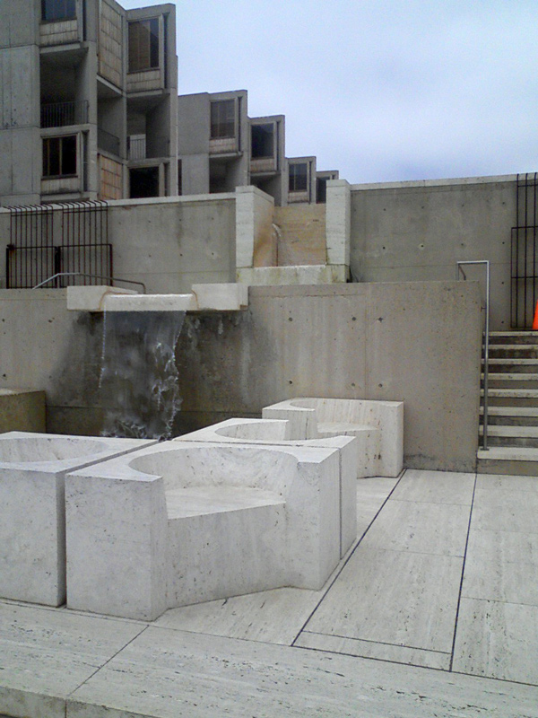 Salk Institute: Marble and Concrete