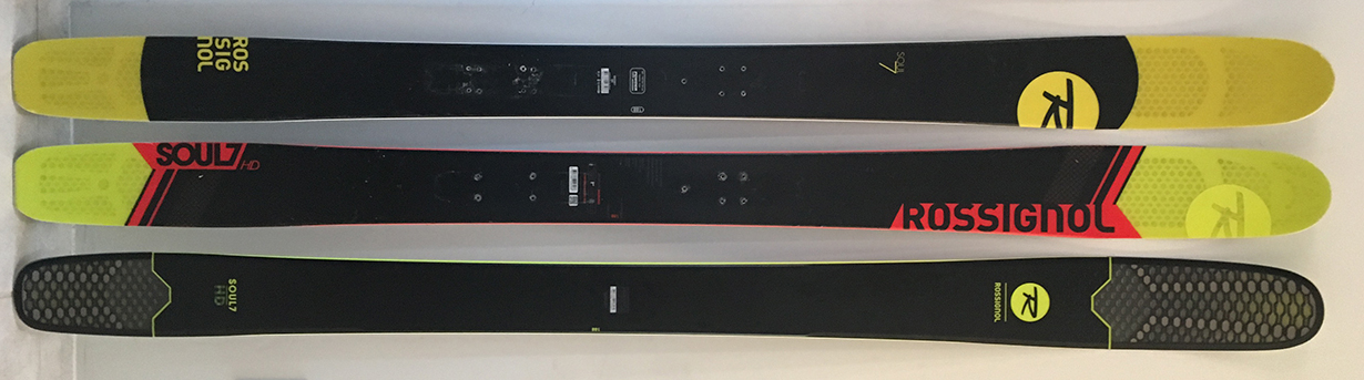 Three generations of the Rossignol Soul 7 (HD)